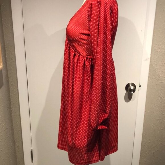 SACRED THREADS RED MINI DRESS  NWT BOHO STYLE - Picture 12 of 14